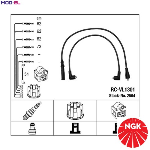 Ignition cable kit 2564 - cable, for