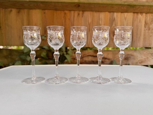 Set vintage etched - set, of