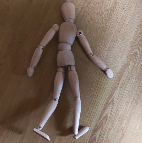 Wooden articulated artist - articulated,