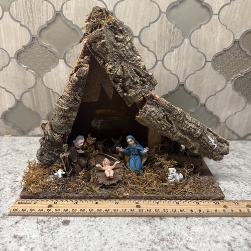 Vintage italian nativity - vintage,