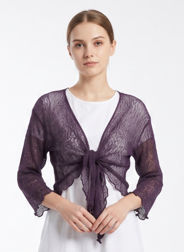 Woman boho knit shrug - woman's,