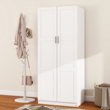 Panana White 2 Door Wardrobe