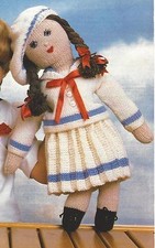Toy Doll Knitting Pattern with