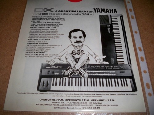 Yamaha dx7 magazine - yamaha,
