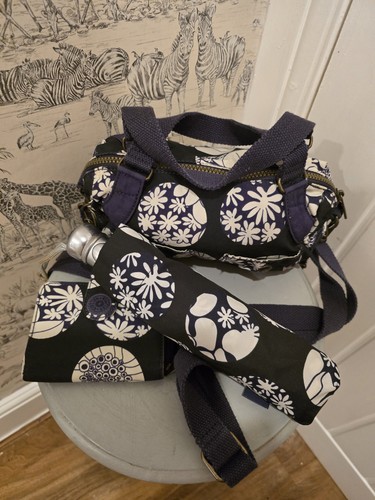Kipling navy white floral - navy,
