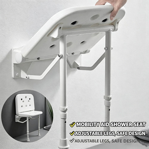 Folding wall mounted shower - wall,