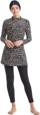 Womens Muslim Burkini Swimsuit