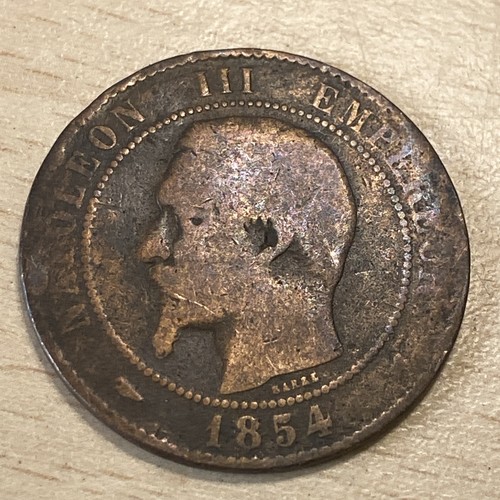 1854 french napoleon - napoleon, iii