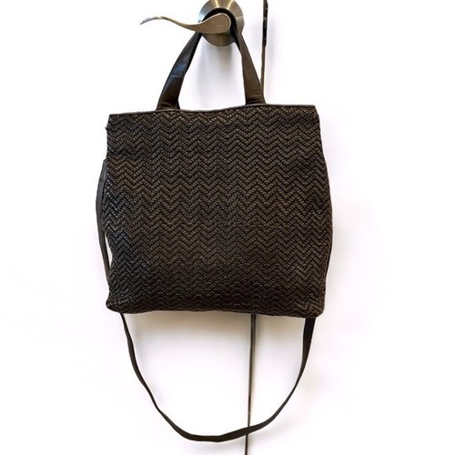 Sharif woven leather - woven, chocolate