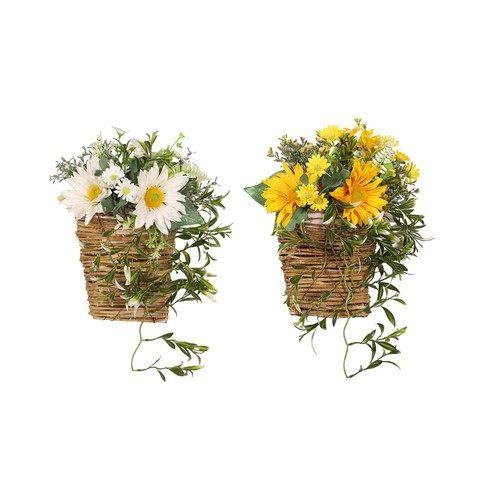 Flower basket wreath greenery - flower,