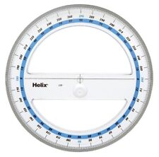 Helix Protractor Angle Measure 15cm/360 Degree