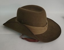 Vintage Akubra Australian Military Slouch Hat Size 58 Fur Felt
