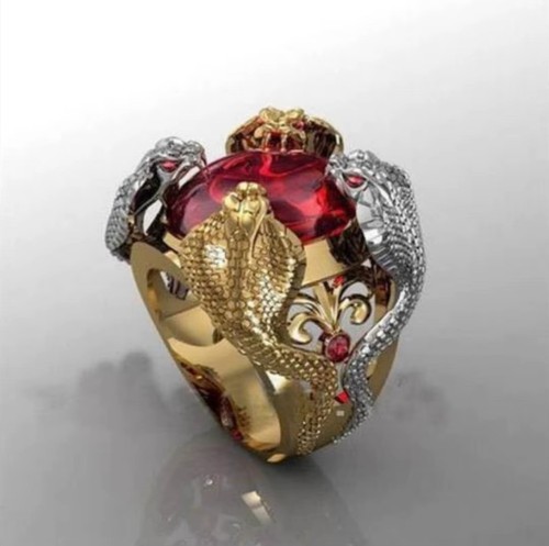 Punk gothic cobra - gothic, ring