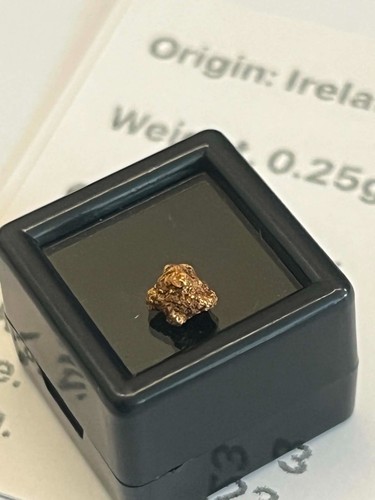 Natural raw irish gold - raw, nugget