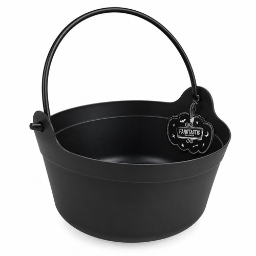 Halloween black cauldron - halloween,