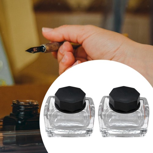 2pcs ink refill bottles - bottles, glass