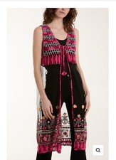 Women’s long Crochet vest