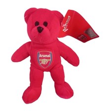 Arsenal Football Club FC  New Offical Merchandise Team Toy Teddy Beanie Bear 