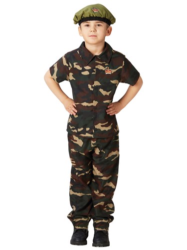 Boys soldier costume - boys,