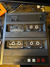 SONY CCP-1310F AUDIO CASSETTE PLAYER  DUPLICATOR MONOAURAL 16 X SPEED VINTAGE