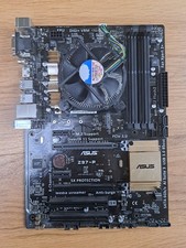 Intel i7-4790 CPU + ASUS Z97-P Motherboard Combo - LGA1150 - Fully Working 