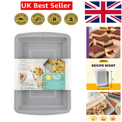 Covered rectangle baking pan - covered,