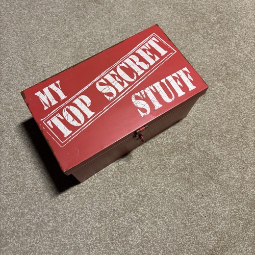 Top secret stuff - top, red