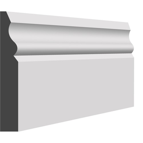 Ogee mdf skirting board 18mm - board,