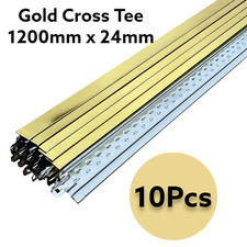 10x Gold Cross Tee Section