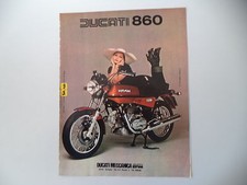 advertising Advertising 1975 Ducati GT 860 MOTORCYCLE