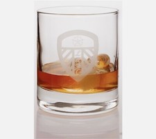 Leeds United FC Official Football Gift Whiskey/ Vodka/ Tumbler Glass