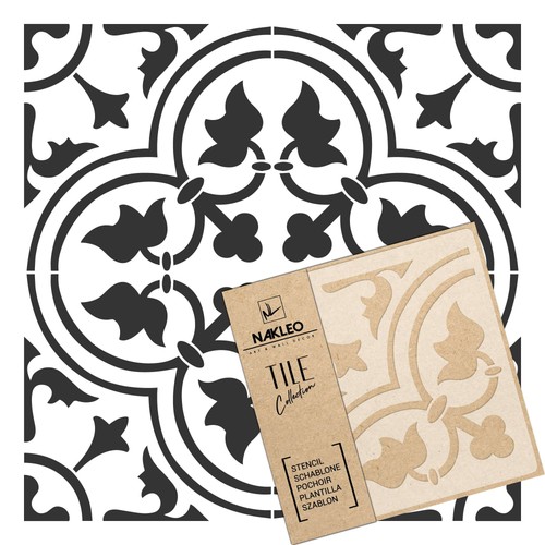 Reusable plastic tile stencil - plastic,