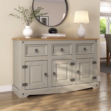 Corona grey sideboard - grey, door