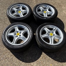 OEM Ferrari 456 GT Speedline 17" Alloy Wheels Set of 4 Genuine Factory Original