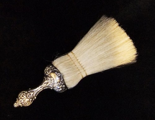 Antique silver handled - silver, crumb