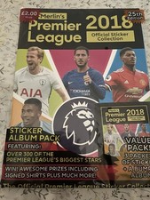 Merlin’s Premier League 2018 Unopened Starter Pack (Album & Stickers) Rare
