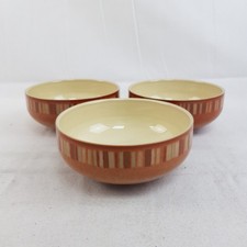 Denby fire stripes bowls set - fire,