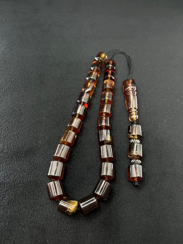 Authentic blue amber - blue, komboloi
