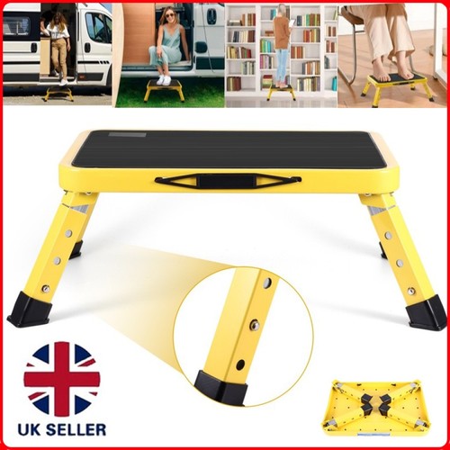 Adjustable caravan entry step - caravan,