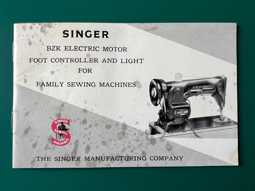 Singer bzk electric motor - singer,