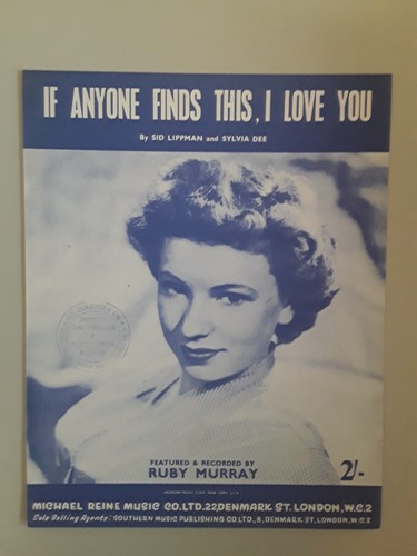 Ruby murray if anyone - murray,