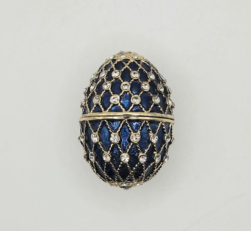 Faberge egg blue antique - blue,