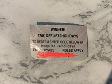 McDonald’s Monopoly £70 Jet2holiday Voucher Code