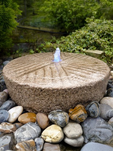 Old millstone rustic granite - millstone,