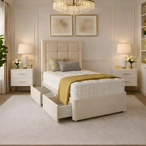 New single divan bed plush - new,