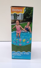 Bestway Sea Creature Kids Inflatable Pool 48x10", Blue (Box Damage)