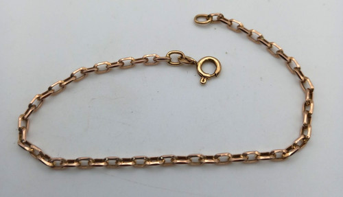 375 solid 9ct yellow gold - 375, 7.5"
