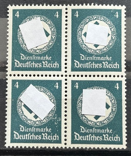 1942 german block stamps - block, 4