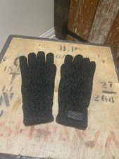 Superdry Knitted Gloves Mittens Handwarmers Winter Outdoors Warm Green Mix