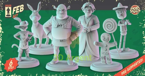 Shrek miniatures - shrek,